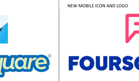 New Foursquare Logo - New App, New Logo for Foursquare - Corporate Eye
