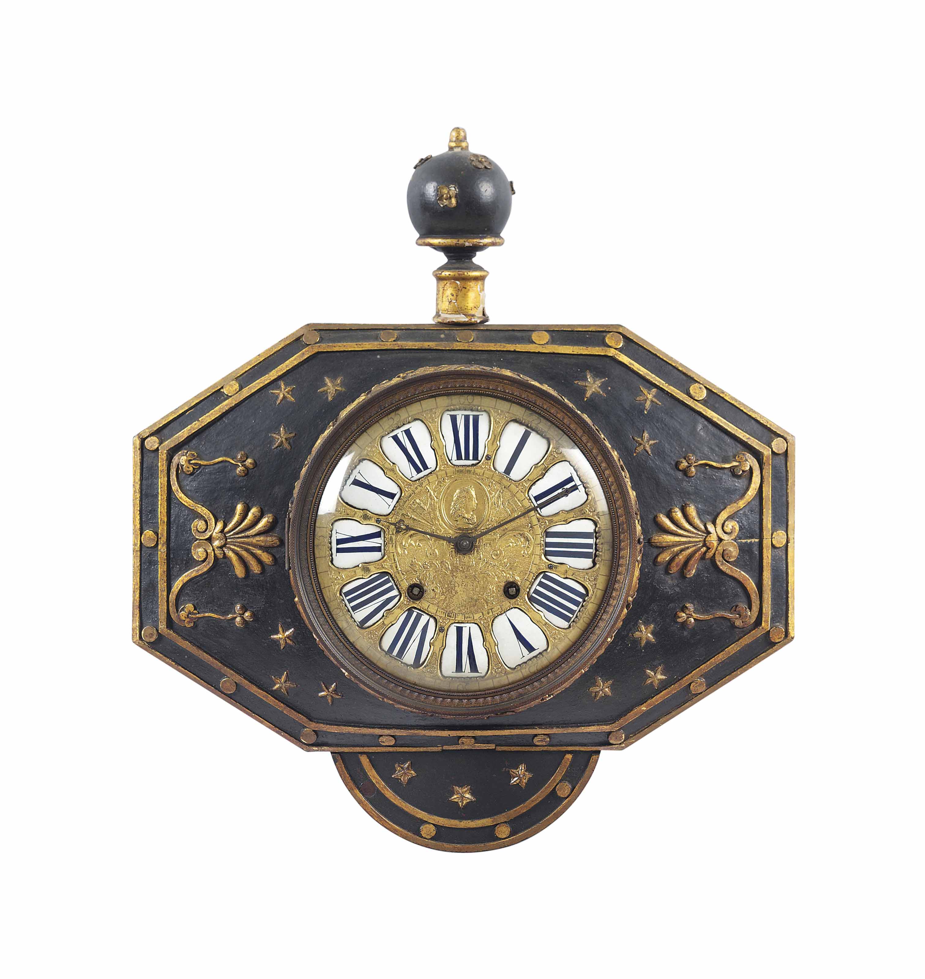 Century Clock Logo - A FRENCH PAINTED AND GILTWOOD WALL CLOCK | THE CASE EARLY 19TH ...