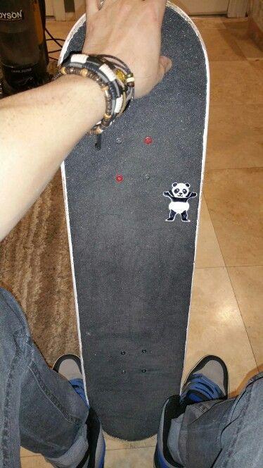 Crazy Grizzly Grip Logo - Grizzly grip tape with a panda drawn in where the grizzly stamp is ...