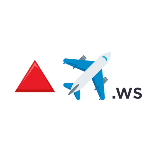 Red Triangle Airline Logo - Red Triangle Plane — Emoji Empires | Premium Branded Emoji Domains