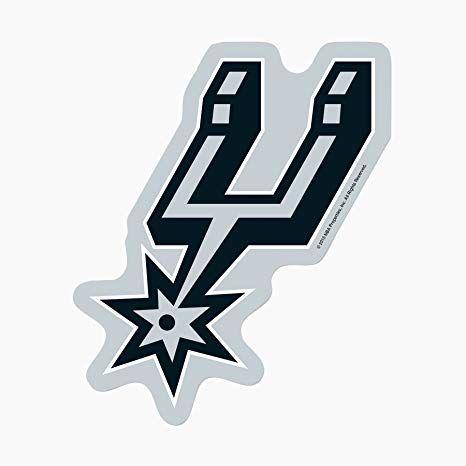 Spurs Logo - Amazon.com : NBA San Antonio Spurs Logo on the Go Go : Sports & Outdoors
