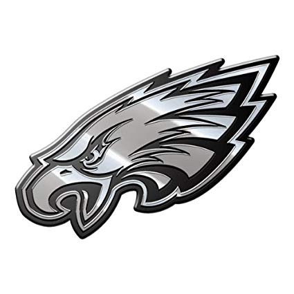 Eagles Car Logo - Philadelphia Eagles Car 3D Chrome Auto Emblem
