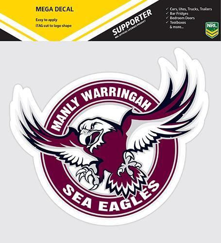 Eagles Car Logo - Manly Sea Eagles Car Logo Sticker