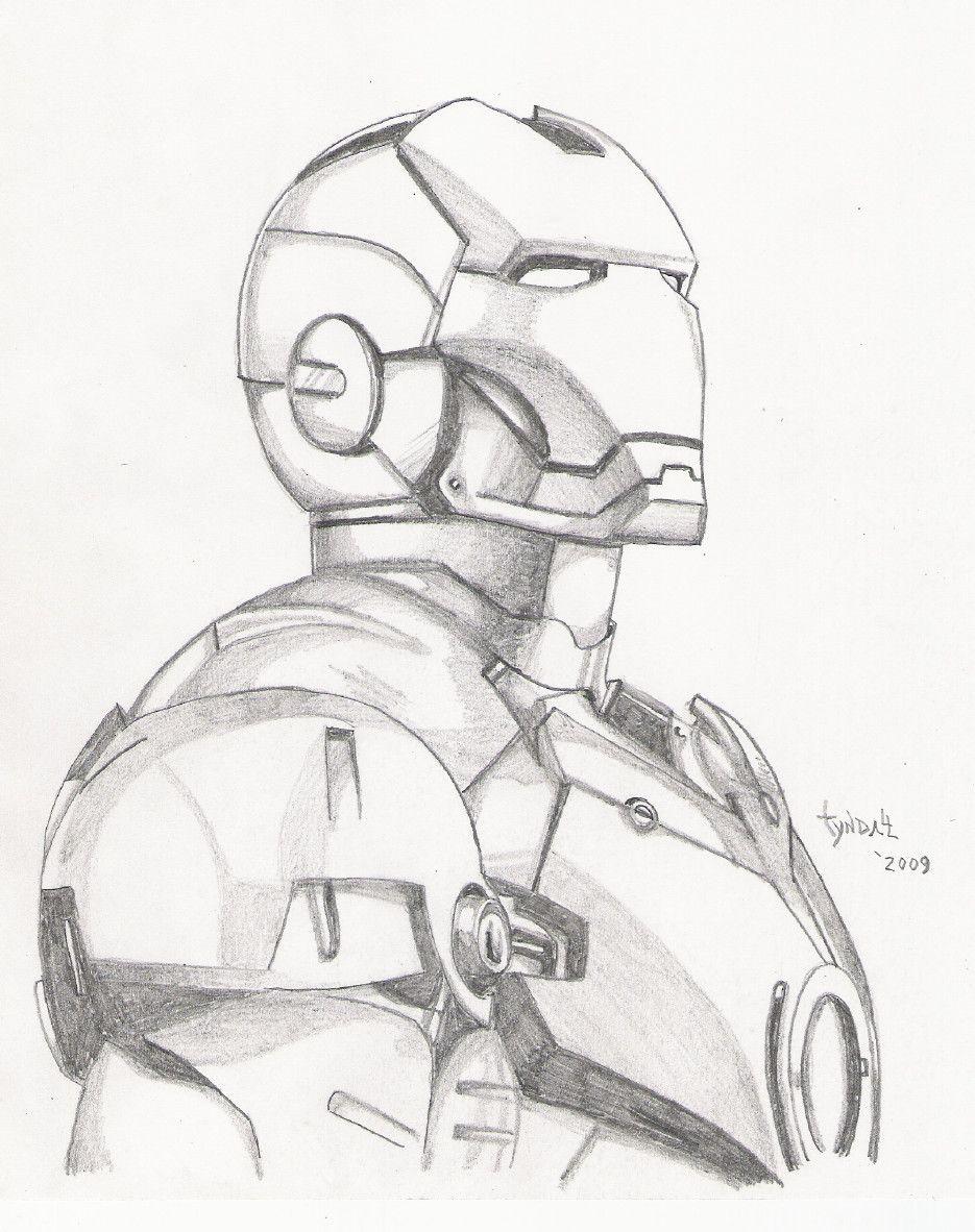 Sketch Superhero Logo - Iron Man sketch by TyndallsQuest.deviantart.com on @DeviantArt ...