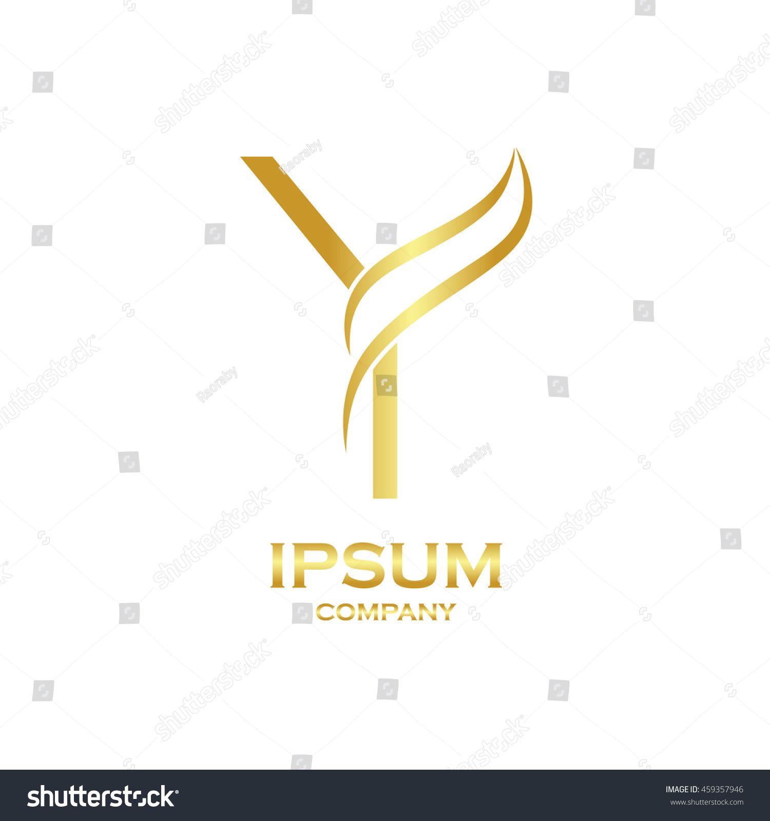 Y Logo - letter Y logo design,Gold, beauty industry and fashion logo ...