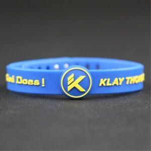 Klay Thompson Logo - Basketball Star Bracelet adjustable Sports Silicone Wristband Cuff ...