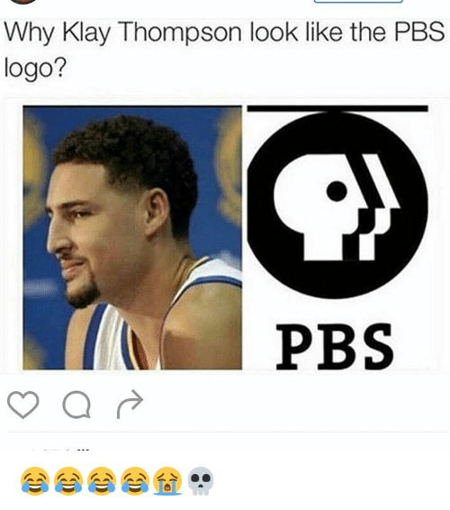 Klay Thompson Logo - Why Klay Thompson Look Like the PBS Logo PBS 