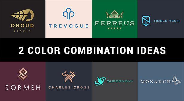 2 Color Logo - 10 Best 2 Color Combination Ideas for Logo Design + Free Swatches