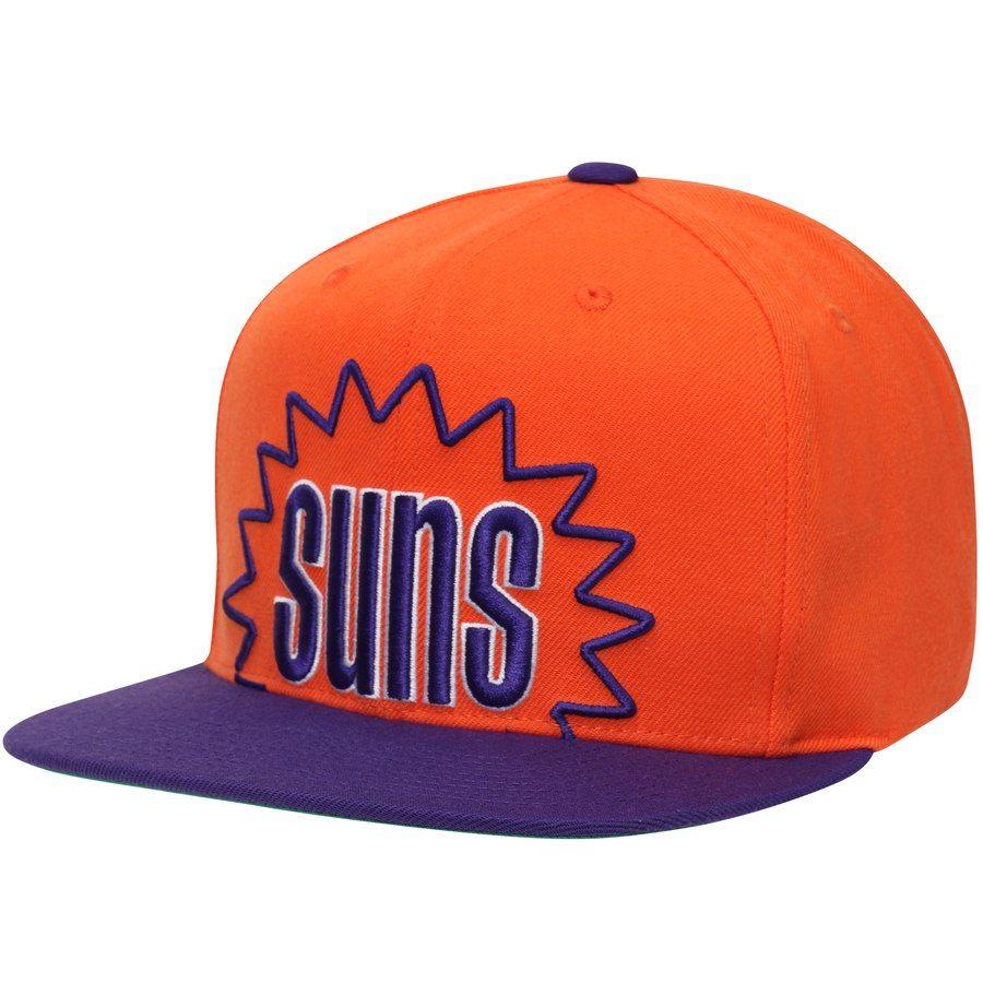 Purple Orange Logo - Men's Phoenix Suns Mitchell & Ness Orange Purple Hardwood Classics