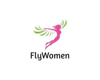 Flying Woman Logo - Flying Women Designed by CSart | BrandCrowd