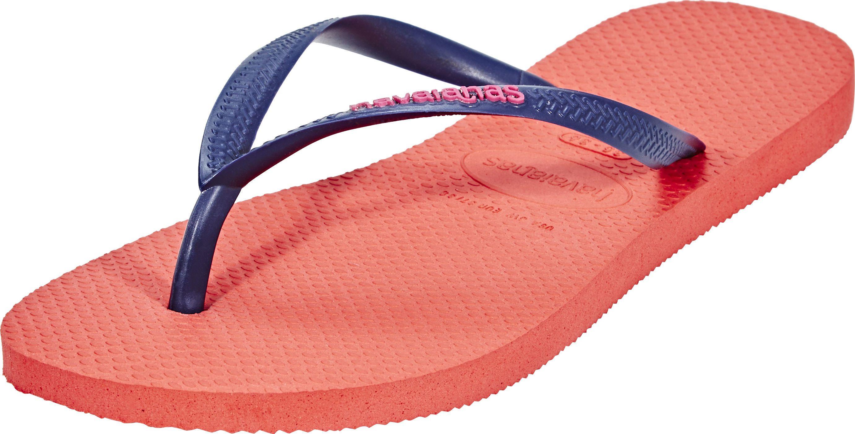 Purple Orange Logo - Havaianas Slim Logo Sandals Women Orange Purple At Addnature.co.uk