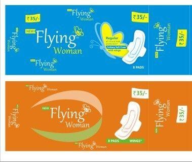 Flying Woman Logo - Flying Woman Santary napkin at Rs 35 /packet. Court Road. Kotputli