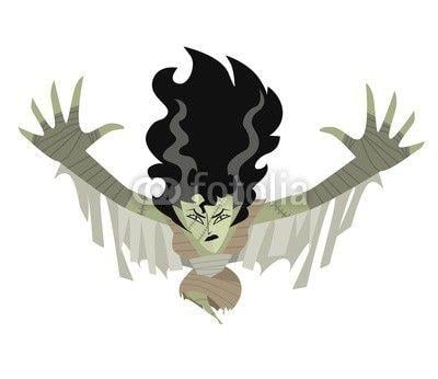 Flying Woman Logo - flying woman monster. Buy Photo