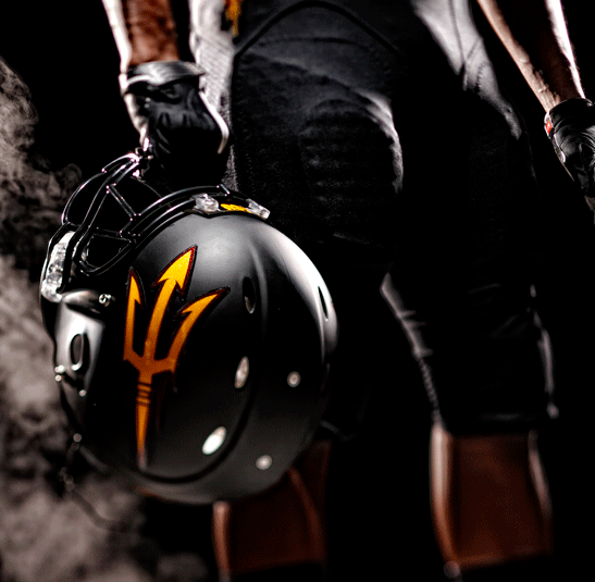 Asu Football Logo - Brand New: Sparky Benched by Nike