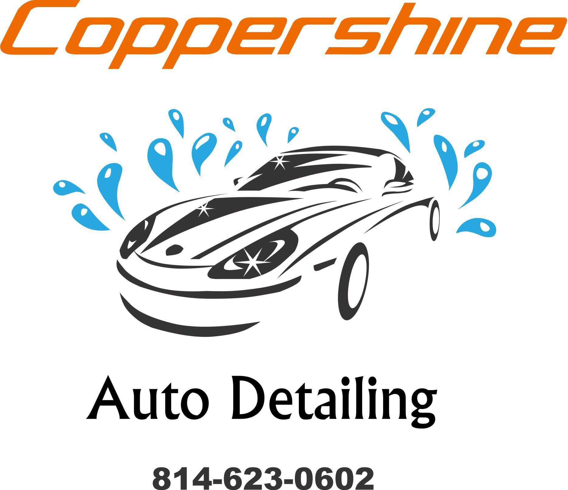 Custom Auto Detail Shop Logo - Contact Us Auto Detailing LLC