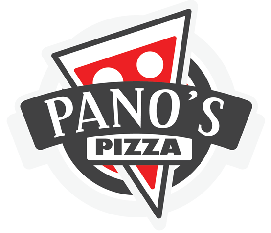 Pizza Restaurant Logo - Panos Pizza Logo - food delivery in Groton. | Pizza place | Pizza ...