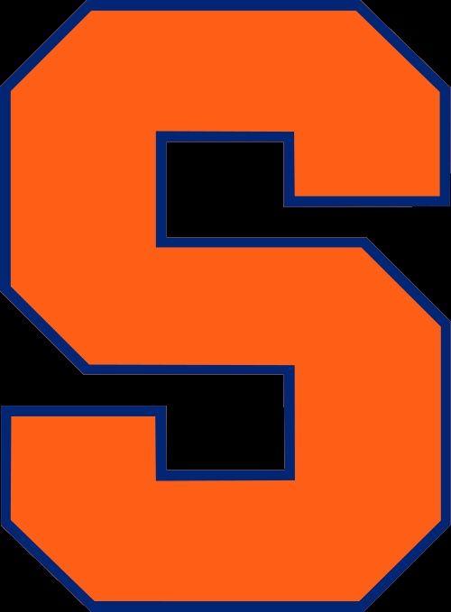 Blue and Orange Football Logo - S football Logos