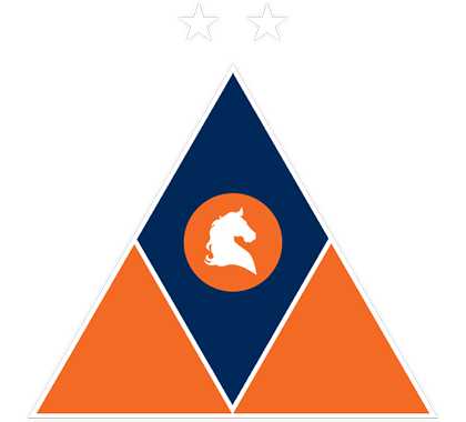 Blue and Orange Football Logo - Football as Football | Denver