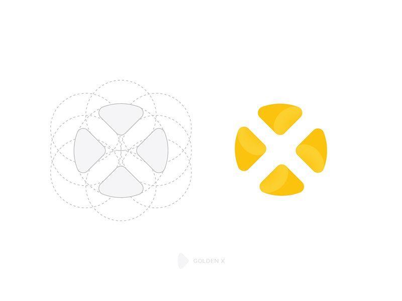 Golden X Logo - GOLDEN X by Vigan Tafili. Letter X Logo. Logo design