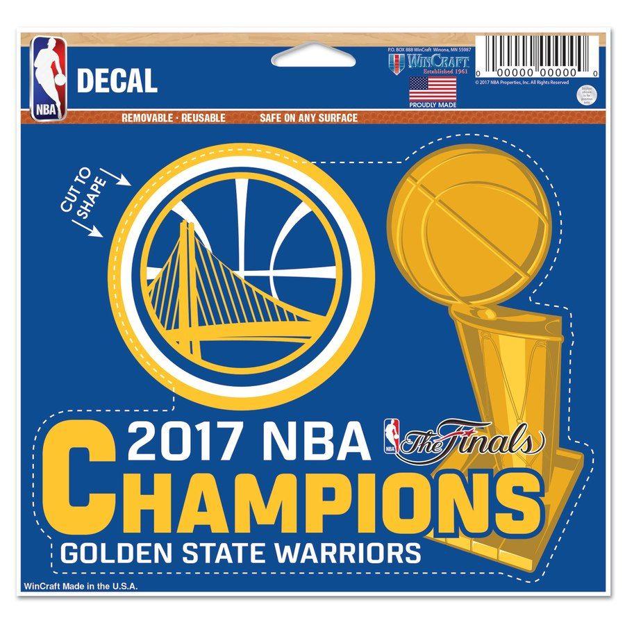 Golden X Logo - WinCraft Golden State Warriors 2017 NBA Finals Champions 4