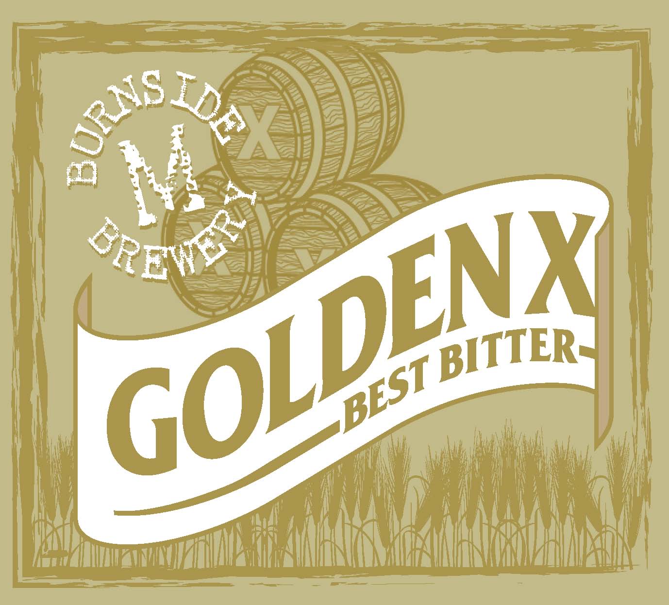 Golden X Logo - 4. Golden X Best Bitter – Burnside Brewery