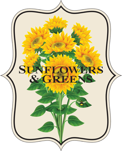 Green Sunflower Logo - Sunflowers and Greens | Easton, MD