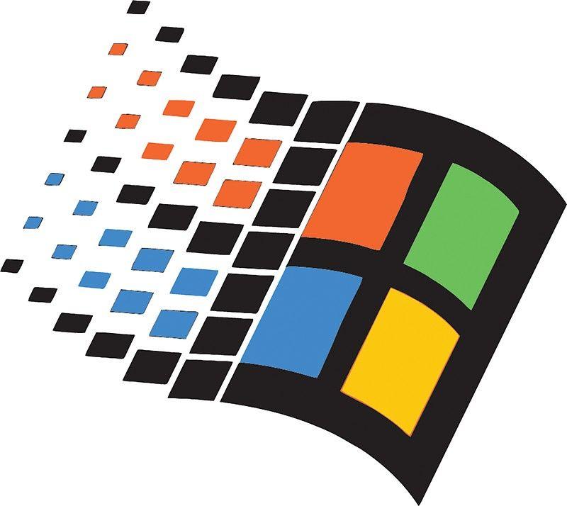 Vaporwave Windows 95 Logo - Windows 95 Logos