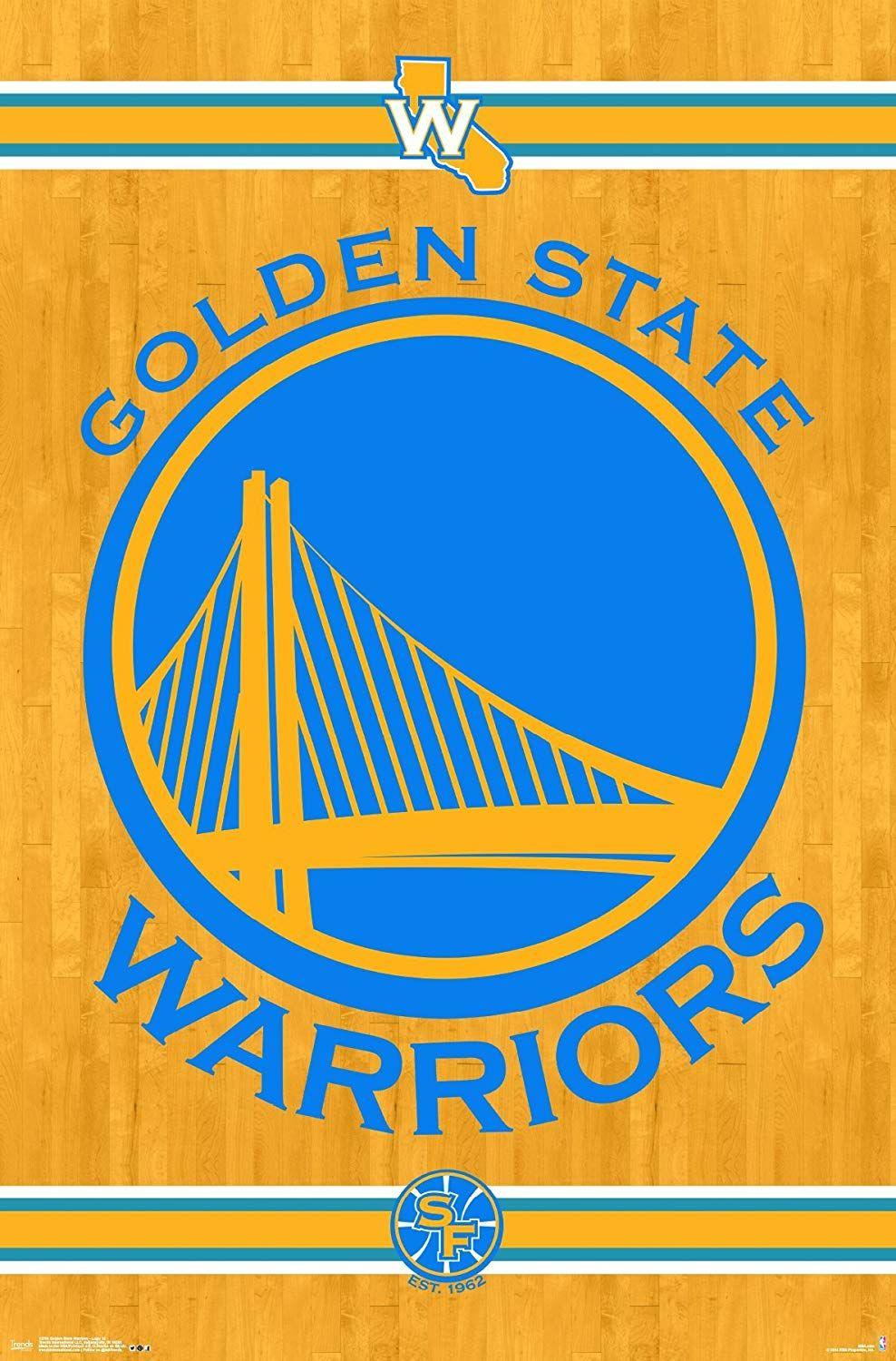 Golden X Logo - Amazon.com: Trends International Golden State Warriors Logo Wall ...