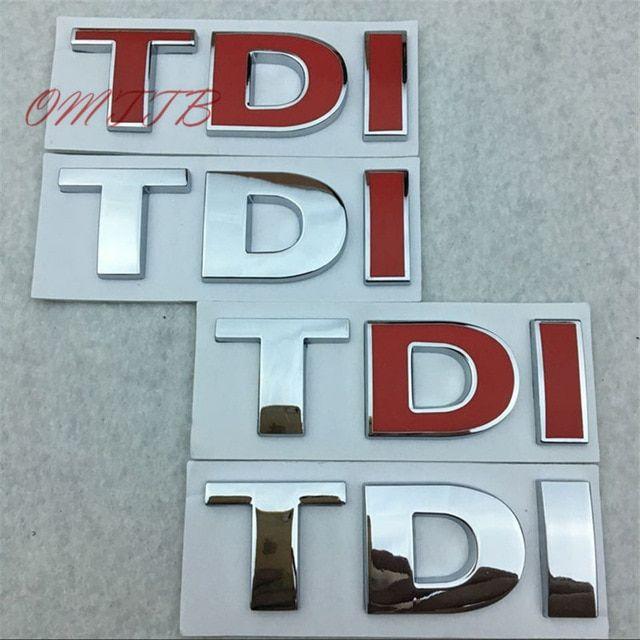 TDI Logo - Car styling TDI Badge Emblem Decal car Sticker for VW Golf JETTA ...