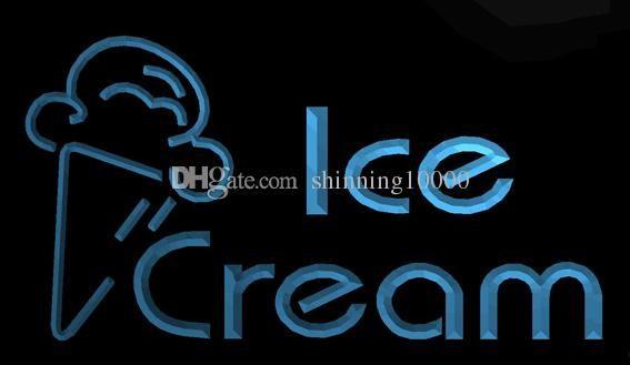 Ice Cream B Logo - LS1008-b-Newest-Ice-Cream-Shop-Cafe-Logo-Neon-Light-Sign Decor ...