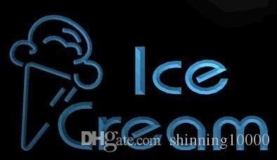 Ice Cream B Logo - LS1625 B Newest Ice Cream Shop Cafe Logo Neon Light Sign Decor