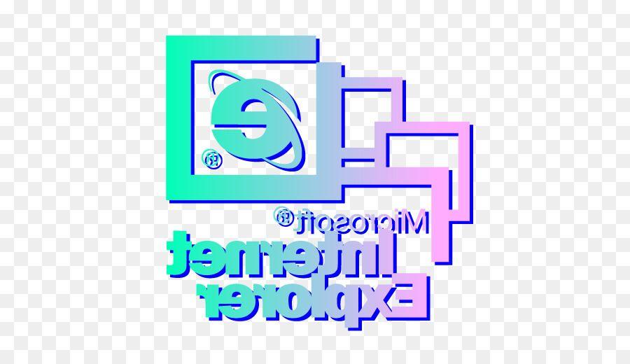 Vaporwave Windows 95 Logo - Vaporwave Internet Explorer explorer png download