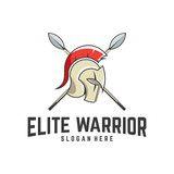 Warrior Helmet Logo - Luxury Sparta warrior helmet logo, Elite Warrior logo template ...