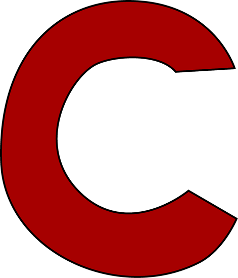 Large Red C Logo - Red Letter C Clip Art Letter C Image