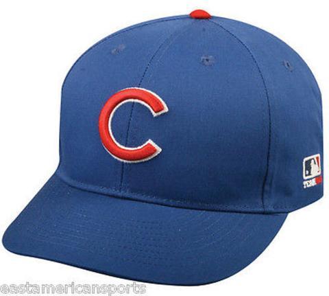 Large Red C Logo - Chicago Cubs MLB OC Sports Sun Visor Golf Hat Cap Royal Blue w/ Red