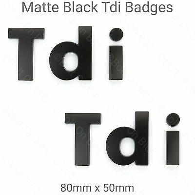TDI Logo - MATT BLACK 3D Tdi Badge for Land Rover Defender Wing Logo Matte