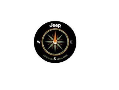 Jeep Compass Logo - Amazon.com: Genuine Jeep Accessories 82210883AB Cloth Spare Tire ...