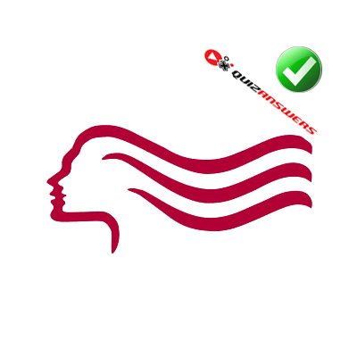 Red Wavy Hair Logo - Red Wavy Hair Logo - Logo Vector Online 2019
