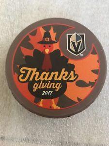 Brown Colored Logo - VEGAS GOLDEN KNIGHTS Thanksgiving 2017 Logo BROWN COLORED PUCK