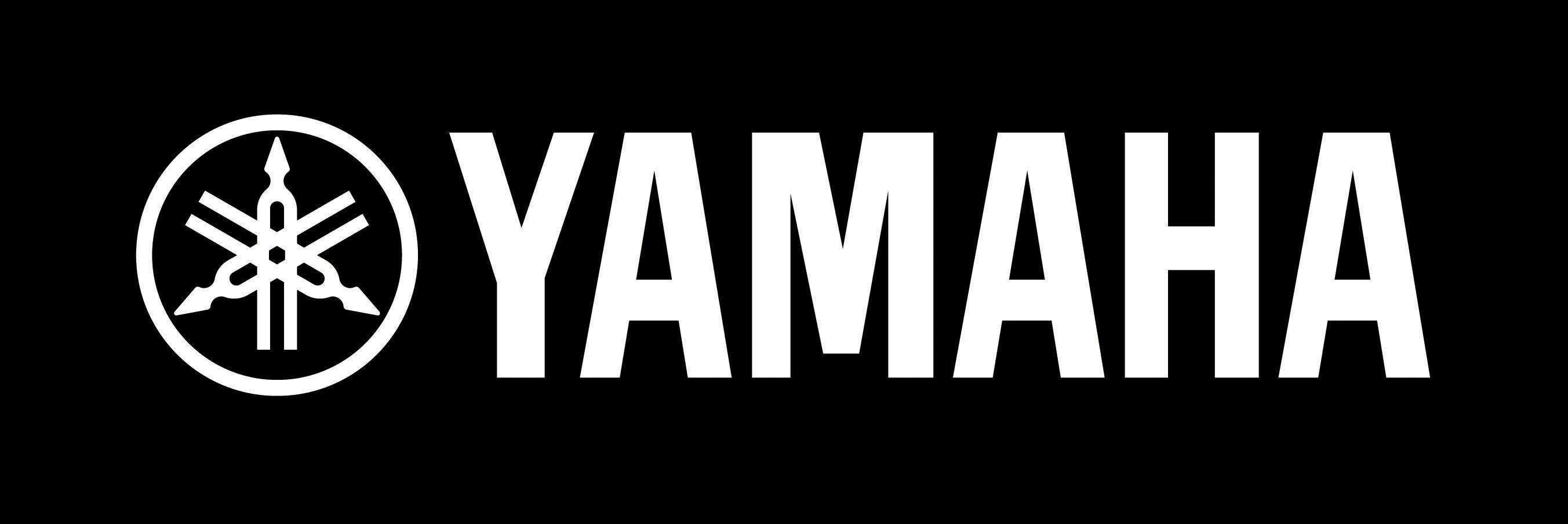 Yamaha White Logo - YAMAHA logo