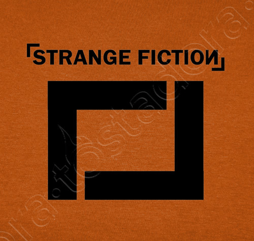 Brown Colored Logo - Shirt Manga Short Guy Orange / Black Colored Logo T Shirt
