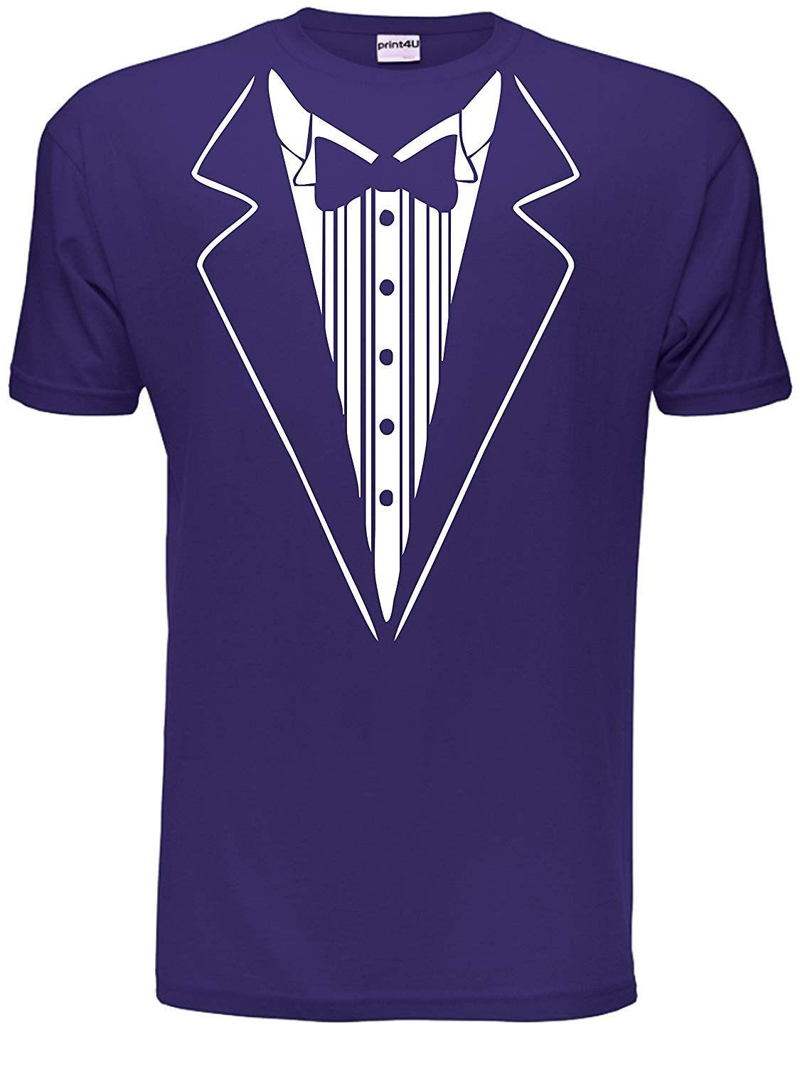 With Blue Zz Logo - Tuxedo Fancy Dress Funny Novelty Joke Bow Tie Mens T-Shirt Size S ...