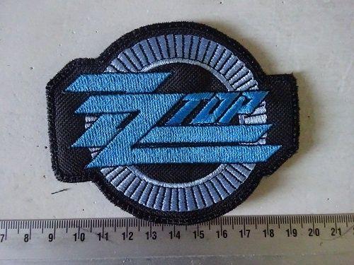 With Blue Zz Logo - ZZ TOP - BLUE LOGO | Patches | Riffs Merchandise
