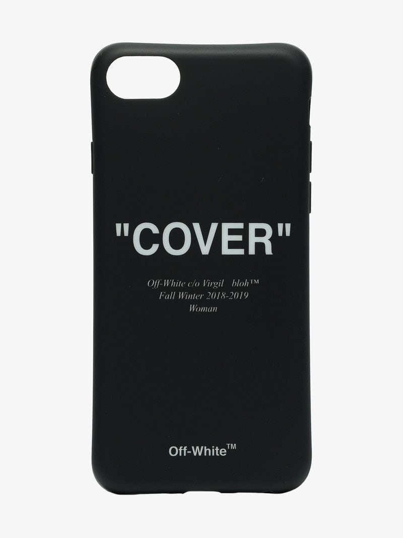 Black Off White Brand Logo - Off White Black And White Logo Cover IPhone 7 PVC Case