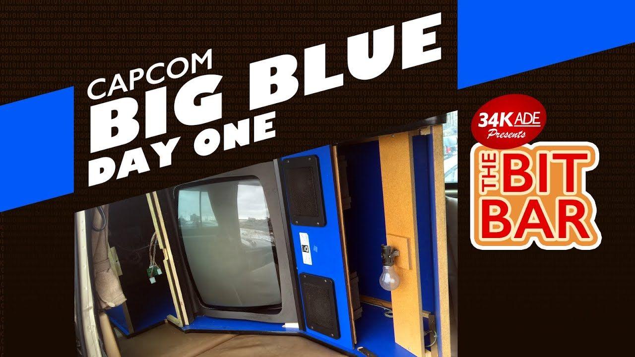 Big Blue U Logo - Capcom Big Blue Arcade Game and Cleaning