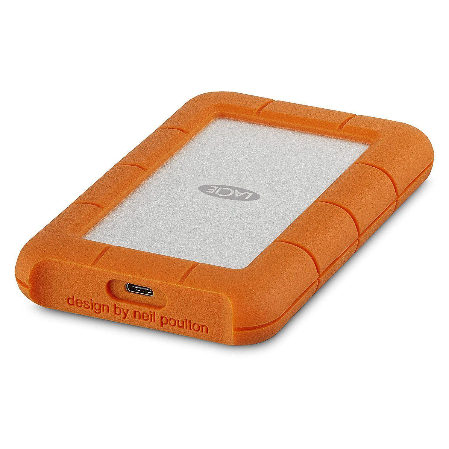 Rugged Brown and Orange Logo - Buy LaCie external hard disc 6.35 cm (2.5 Zoll) 2 TB Rugged silver