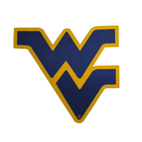 WVU Logo - WVU Flying WV Logo Decal - Navy