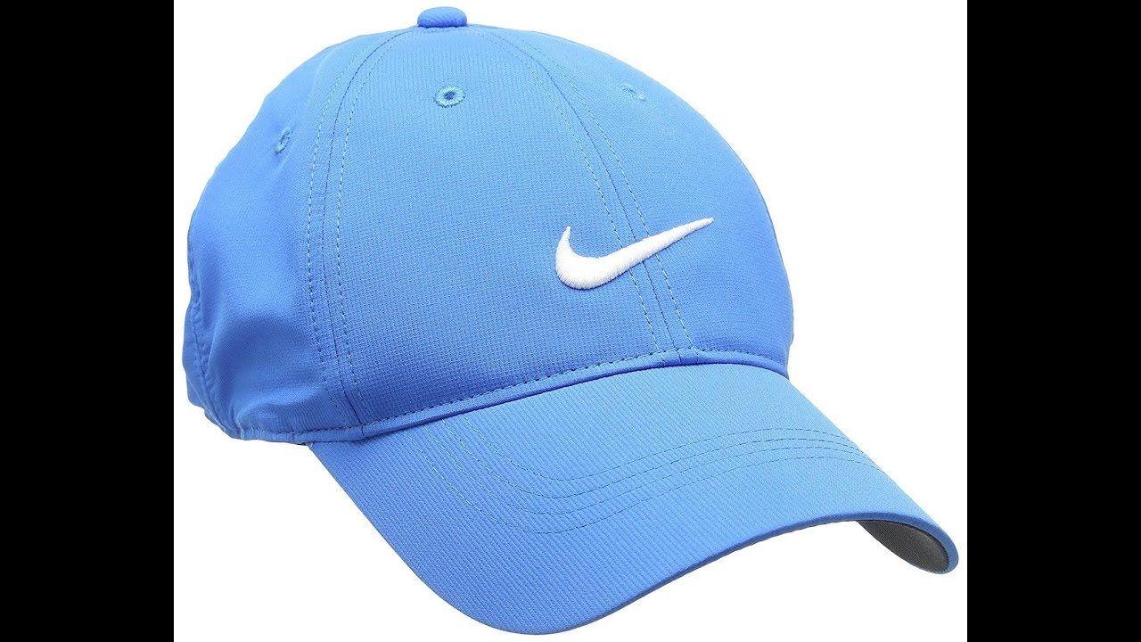 Light Blue Nike Logo - Light Blue Nike Golf Hat With Swoosh Product Review - YouTube