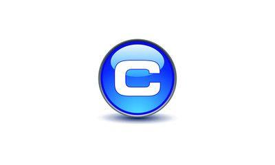 Blue Circle with Lines Inside Logo - A Letter C Inside A Blue Circle Logo That Looks Nice And Classy