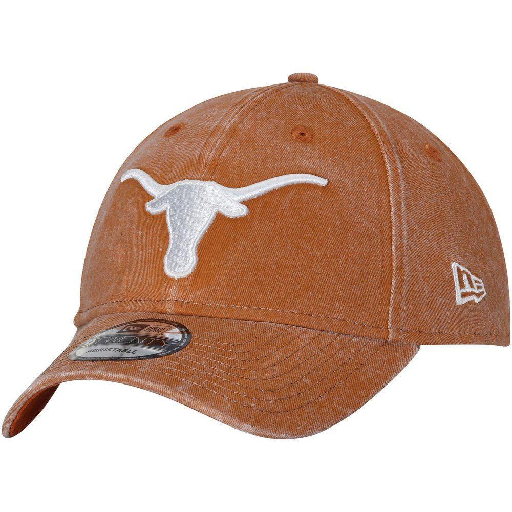 Rugged Brown and Orange Logo - Men's New Era Texas Orange Texas Longhorns Rugged Wash 9TWENTY